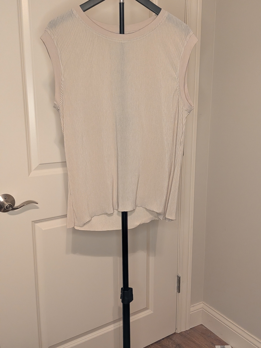 Mono B Ribbed Sleeveless Tank Top - Cream